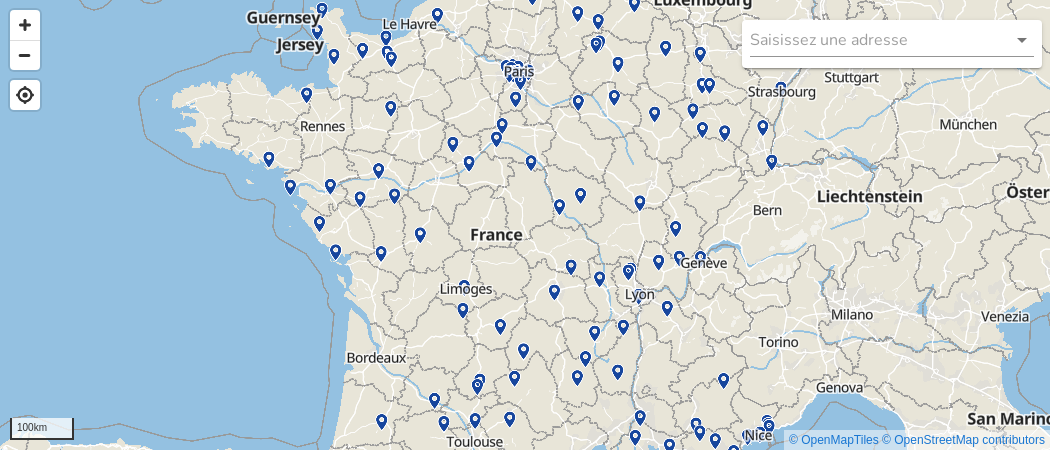 Carte Des Bureaux Philat Liques